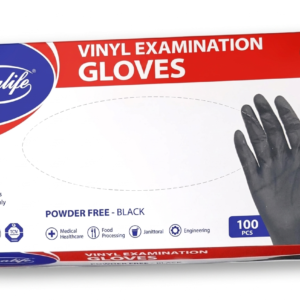 Vinyl Gloves – Black