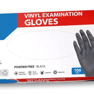 Vinyl Gloves – Black